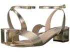 L.k. Bennett Charline (soft Gold Metallic Nappa) Women's Flat Shoes