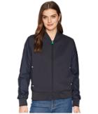 Save The Duck Recycled Program Bomber (blue/black) Women's Coat