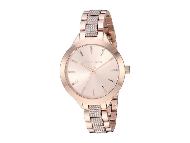 Michael Kors Slim Runway (rose Gold) Analog Watches