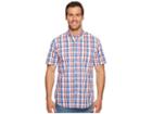 Dockers Short Sleeve Comfort Stretch Woven Shirt (rio Red) Men's Clothing