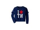 Tommy Hilfiger Kids Th Sweater (big Kids) (flag Blue) Girl's Sweater