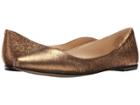 Nine West Speakup Flat (bronze Metallic Metallic) Women's Dress Flat Shoes