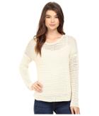 Volcom Hold On Tight Crew Sweater (vintage White) Women's Sweater