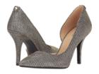 Michael Michael Kors Nathalie Flex High Pump (black/gold Glitter Chain Mesh) Women's Shoes