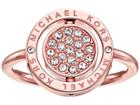 Michael Kors Flip Glitz Ring (rose Gold/clear) Ring