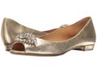 Badgley Mischka Taft (platino Metallic Suede) Women's Sandals