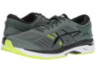 Asics Gel-kayano(r) 24 (dark Forest/black/safety Yellow) Men's Running Shoes