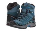 Salomon Kids Xa Pro 3d Winter Ts Cswp (little Kid/big Kid) (mallard Blue/reflecting Pond/mykonos Blue) Boys Shoes