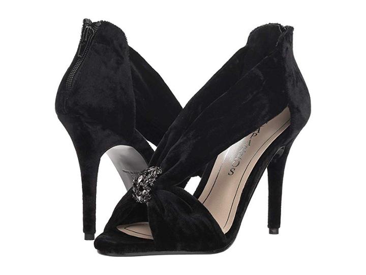 Caparros Orchid (black Crushed Velvet) Women's Shoes