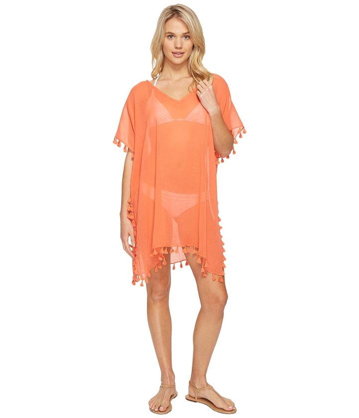 Seafolly Future Tribe Amnesia Kaftan Cover-up (sienna) Women's Swimwear