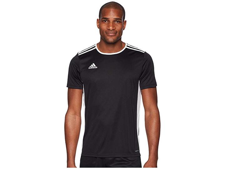 Adidas Entrada 18 Jersey (black/white) Men's Clothing