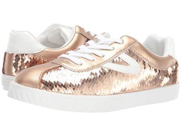 Tretorn Kids Camden Sequin (little Kid/big Kid) (dark Pink) Girl's Shoes