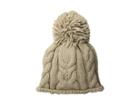 Woolrich Cable Stitch Beanie With Pom (natural) Beanies