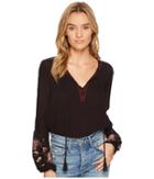 Astr The Label Christy Top (black) Women's Clothing