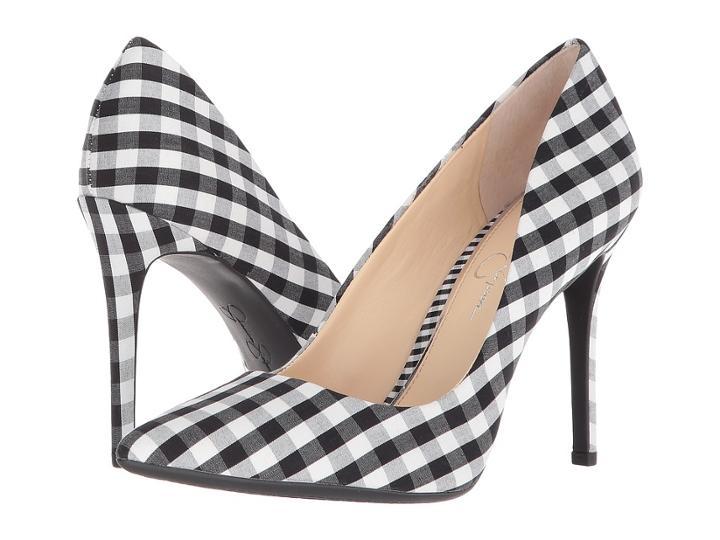 Jessica Simpson Praylee (black/white Picnic Gingham) High Heels