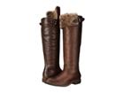 Frye Mara Button Otk (dark Brown Soft Classic Leather) Cowboy Boots