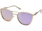 Guess Gf6053 (shiny Rose Gold/blush/pink Mirror Lens) Fashion Sunglasses