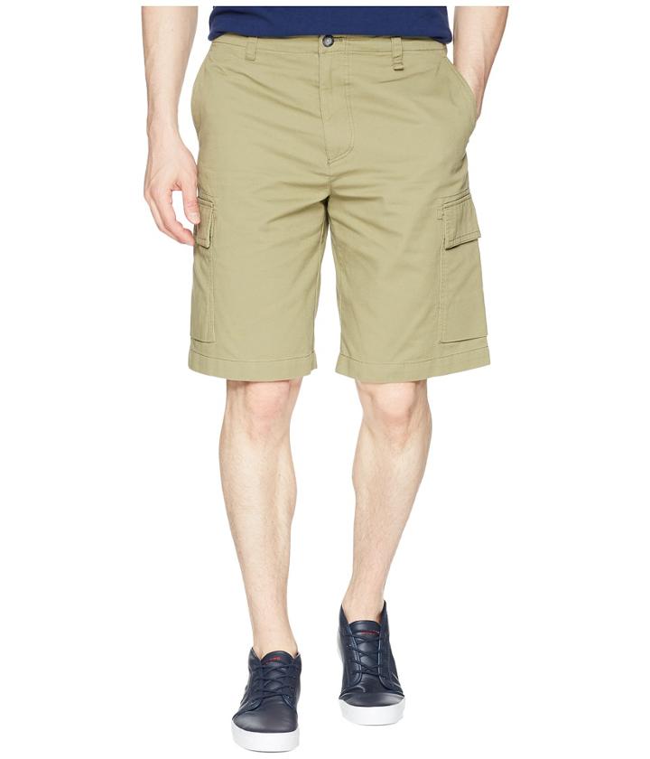 Lacoste Broken Twill Cargo Bermuda Shorts (aloe) Men's Shorts