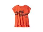 Lucky Brand Kids Noely Tee (big Kids) (chili) Girl's T Shirt