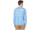 Hurley Heavy Shred Long Sleeve (university Blue) Men's Clothing
