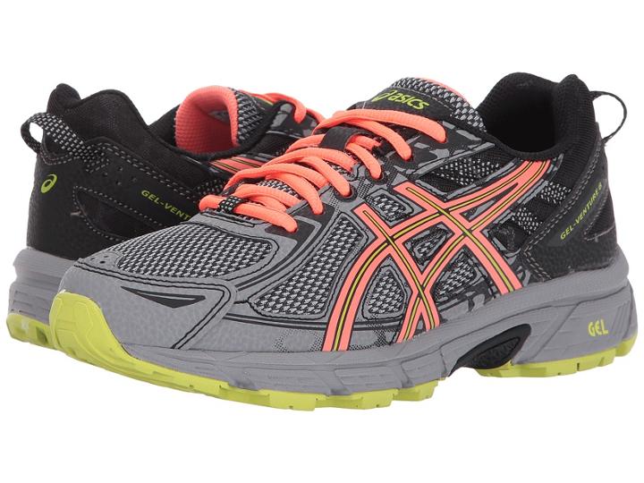 Asics Gel-venture(r) 6 (phantom/coral/lime) Women's Running Shoes