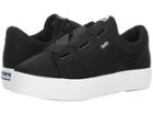 Keds Triple Cross Cotton Sateen (black) Women's Hook And Loop Shoes