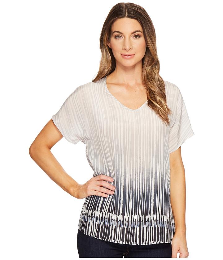 Nic+zoe Horizon Top (multi) Women's Clothing