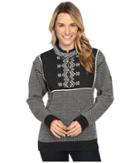 Dale Of Norway Valdres Sweater (dark Charcoal/off-white) Women's Sweater