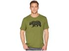 Life Is Good Wander Bear Smooth Tee (tree Green) Men's T Shirt