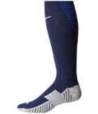 Nike Matchfit Over-the-calf Team Socks (midnight Navy/game Royal/white) Knee High Socks Shoes