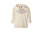 Polo Ralph Lauren Kids Cotton-blend Graphic Hoodie (little Kids/big Kids) (oatmeal Heather) Girl's Sweatshirt
