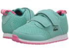 Lacoste Kids L.ight (toddler/little Kid) (turquoise/pink) Kids Shoes