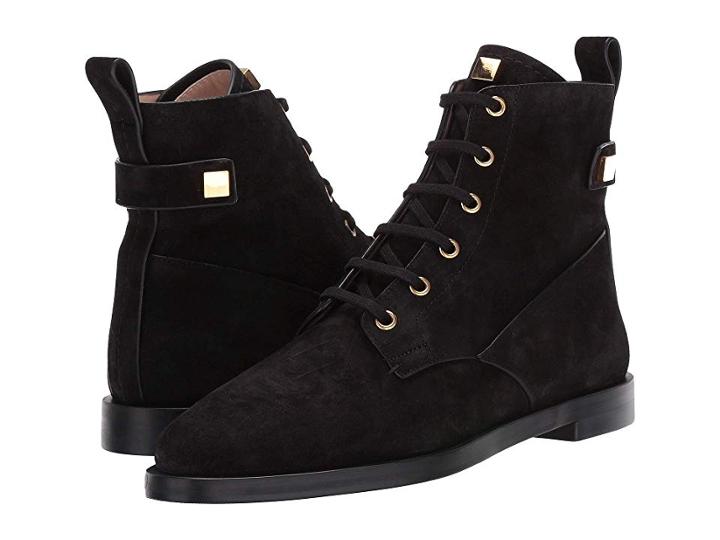 Stuart Weitzman Ryder (black Sport Suede) Women's Shoes