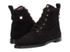 Stuart Weitzman Ryder (black Sport Suede) Women's Shoes