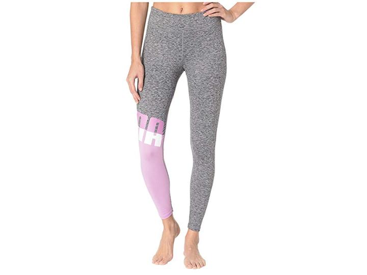 Puma All Me 7/8 Tights (dark Gray Heather/orchid) Women's Casual Pants