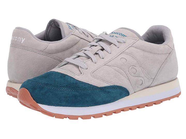 Saucony Originals Jazz Original Suede (grey/teal) Men's Shoes