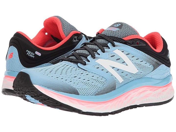 New Balance Fresh Foam 1080v8 (clear Sky/vivid Coral/black) Women's Running Shoes