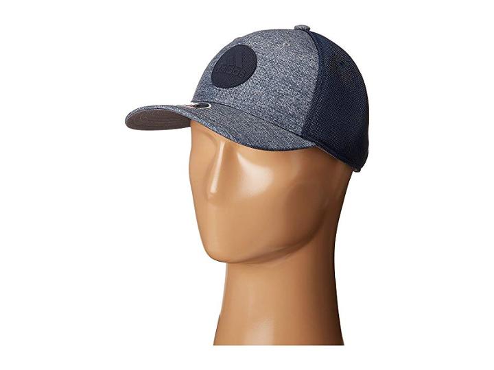 Adidas Thrill Snapback (jersey Print Onix/collegiate Navy) Caps