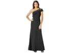Bcbgmaxazria Annely One Shoulder Gown (black) Women's Dress