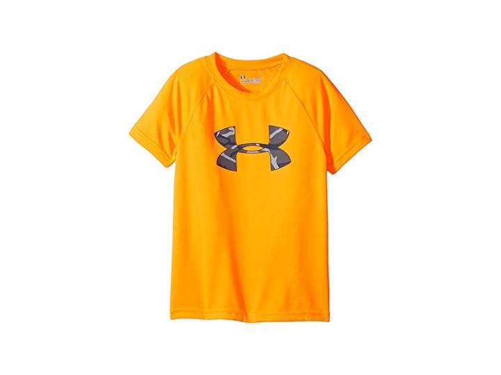 Under Armour Kids Anatomic Big Logo (little Kids/big Kids) (traffic Cone Orange) Boy's Clothing