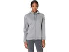 Nike Therma All Time Full Zip Hoodie (cool Grey/heather/white) Women's Sweatshirt
