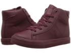 Polo Ralph Lauren Kids Easten Mid (little Kid) (triple Burgundy Tumbled) Boy's Shoes