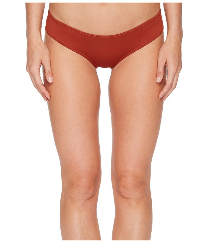 O'neill Salt Water Solids Hipster Bottoms (brandy) Women's Swimwear