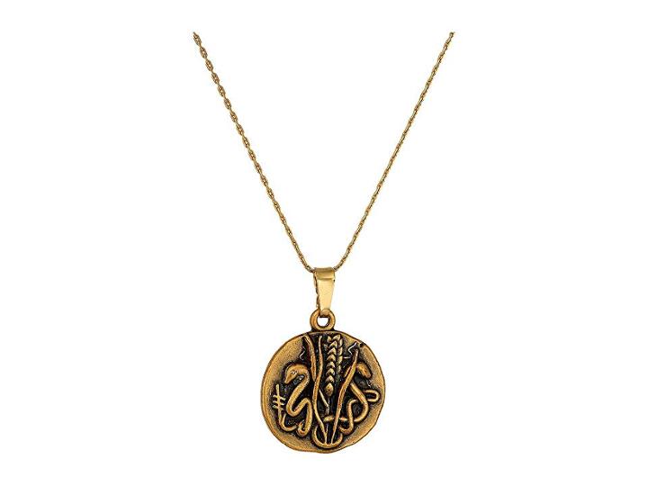Alex And Ani Reed Expandable Necklace (rafaelian Gold) Necklace