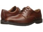 Clarks Un.elott Plain (tan Leather) Men's Plain Toe Shoes