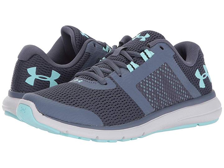 Under Armour Micro G Fuel Rn Fuse (apollo Gray/glacier Gray/blue Infinity) Women's Running Shoes