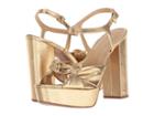 Michael Michael Kors Pippa Platform (pale Gold) Women's Shoes