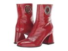 Summit By White Mountain Sherry Boot (red Crinkle Patent Leather) Women's Boots