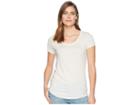 U.s. Polo Assn. Soft Heather Scoop Neck T-shirt (oatmeal) Women's T Shirt