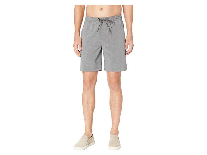 Quiksilver Waterman Suva Amphibian Walkshorts 19 (dark Shadow) Men's Shorts